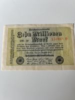 Billet de banque allemand 10 Million Mark 1923, Rare!