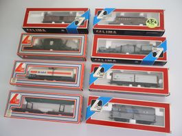 Lima 8 x Güterwagen H0 - Top Modelle OVP
