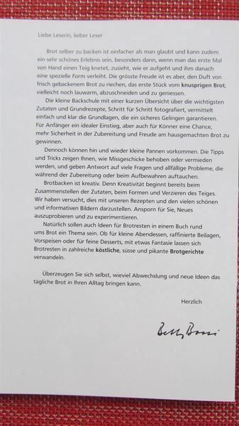 Libri: Knuspriges Brot u.köstliche Brotgerichte – Nuovo (secondo la descrizione) da Zürich venduto da Gabced 2