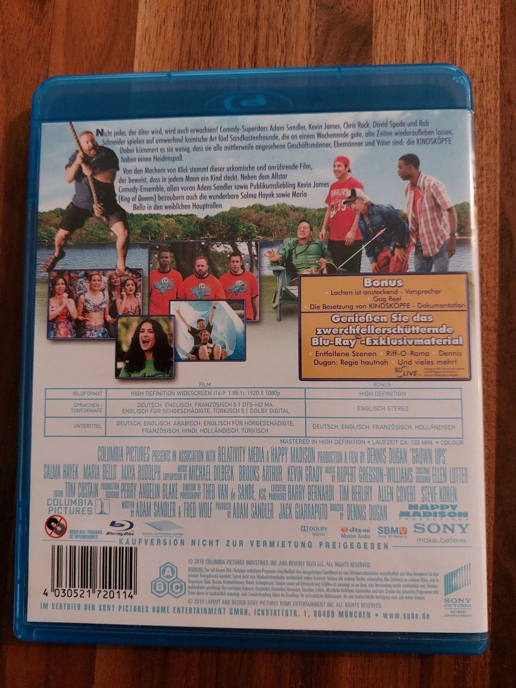 Tous les DVDs: Blu Ray - Kindsköpfe – D'occasion à Rheinfelden par FilmAuktion 1