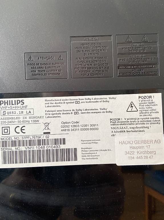 Televisori: Philips Flachbild TV – Usato da Kirchberg BE venduto da marcoflueckiger 2