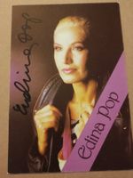 Edina Pop - handsignierte Autogrammkarte