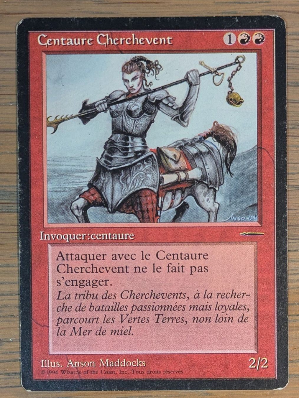 Magic The Gathering Sammelbilder & Trading cards: MTG - 1 x Centaure Cherchevent (Windseeker Centaur) – Gebraucht aus Étagnières von Abaddon1337