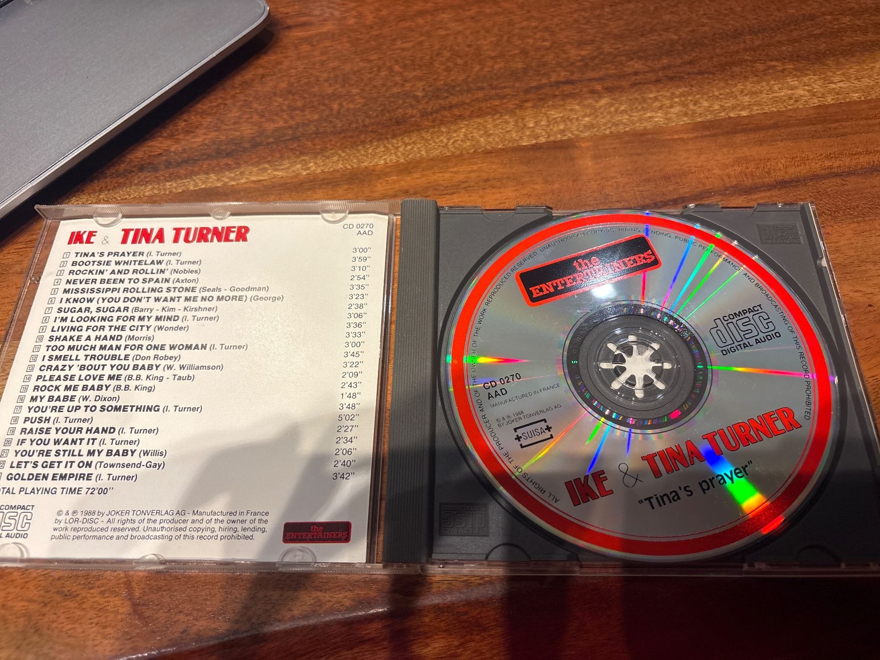 CDs: Ike & Tina Turner - Tina's prayer CD – Gebraucht aus Andwil SG von schmei 2