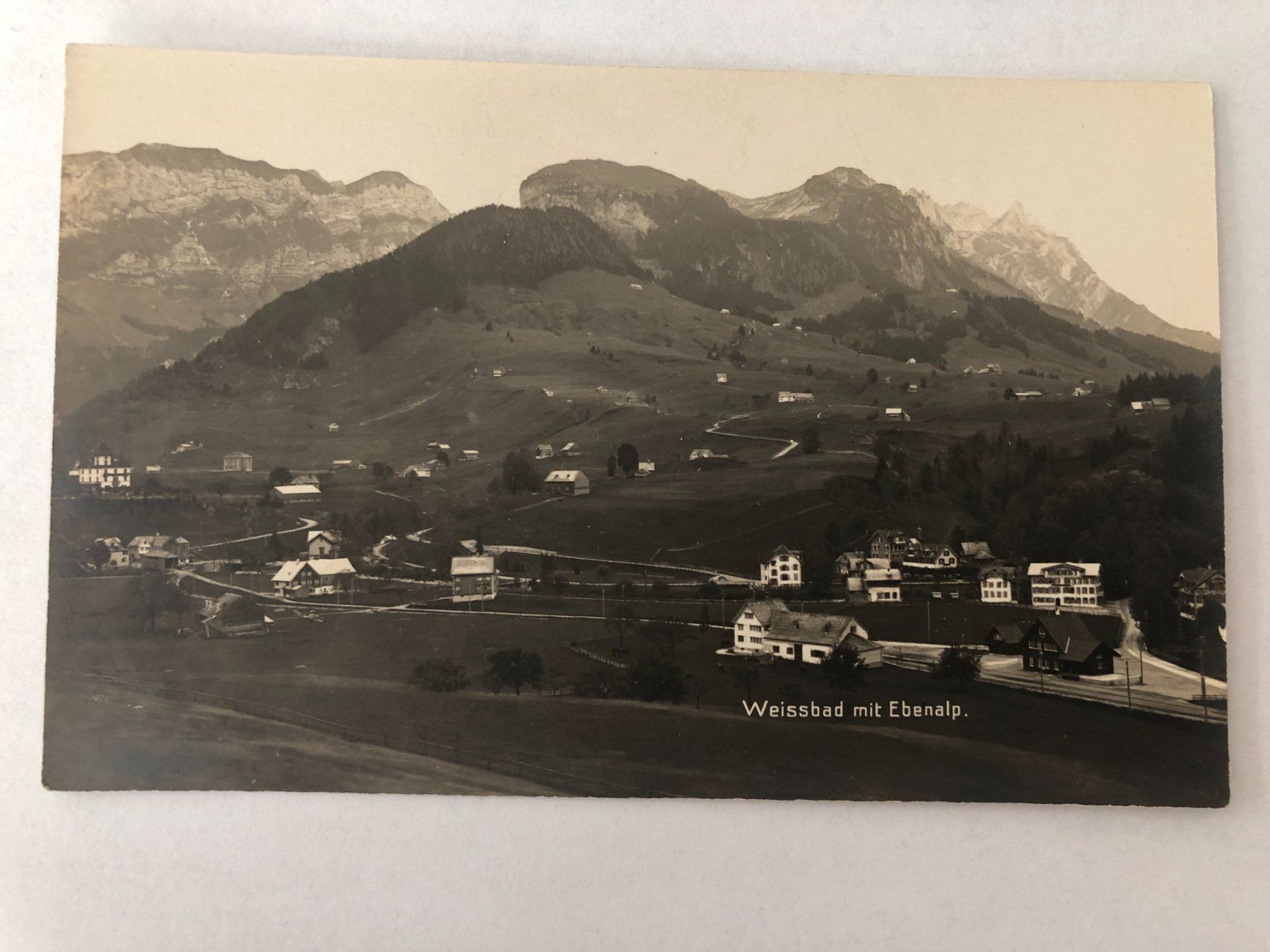 Cartes postales: Weissbad mit Ebenalp – D'occasion à Pfäffikon ZH par Waltoversand