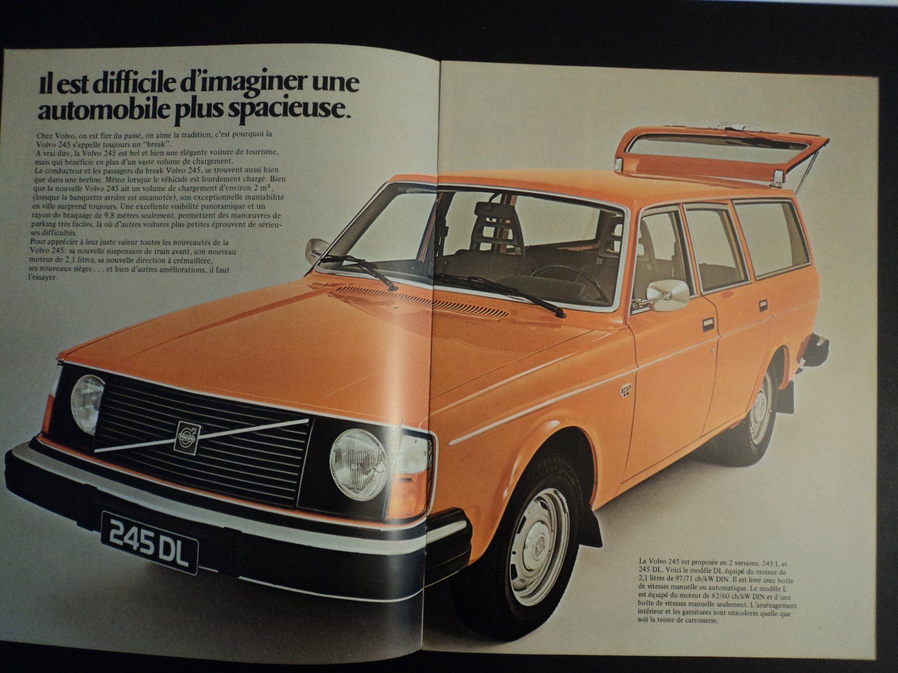 Volvo Documenti: Prospekt Volvo 245 break 1975 – Usato da Schwarzenburg venduto da modelCARama 1