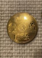 Puder Dose London Souvenir mit Spiegel, Vintage