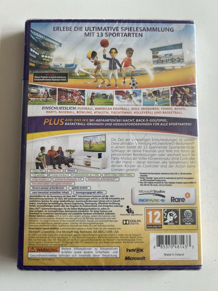 Microsoft Giochi: Kinect Sports Ultimate Collection  – Nuovo e nell'imballaggio originale da Pully venduto da PongDayOne 1