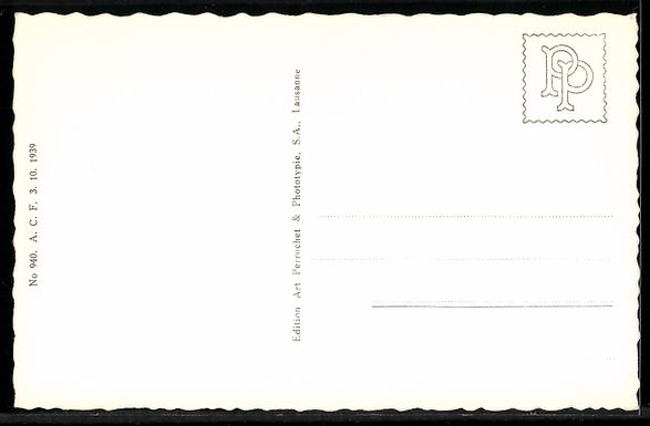 Cartoline postali: AK Meiringen, Kirche und Wohnhaus – Usato da Berlin venduto da bartko-reher 1