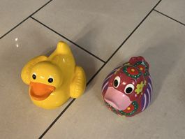 Ente Keramik Spardose 2 stk