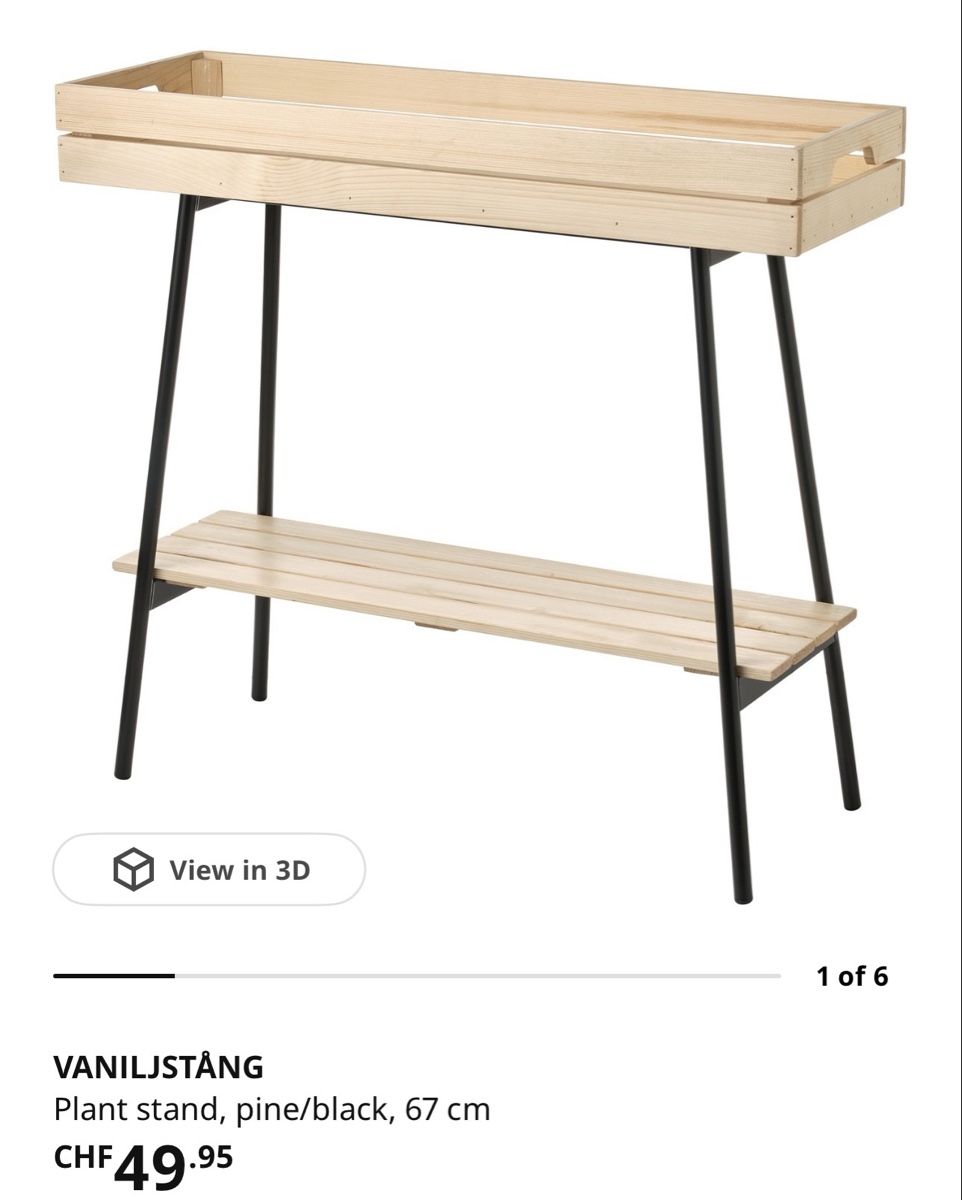 Altro per la casa: IKEA VANILJSTANG Plant stand – Usato da Glattbrugg venduto da farman-s 1