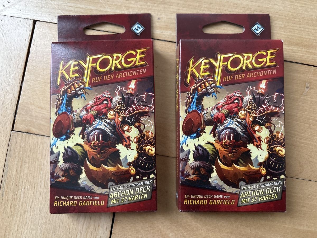 Spiele: Keyforge: Ruf der Archonten, Starter Set, 2 Decks ungeöffne – Neu (gemäss Beschreibung) aus Bern von blu123 3