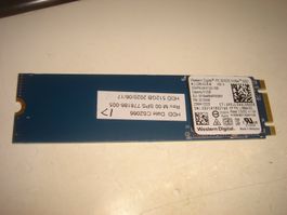 1 stück 512gb m.2 nvme ssd. WD. unter 1000 stunden.Top