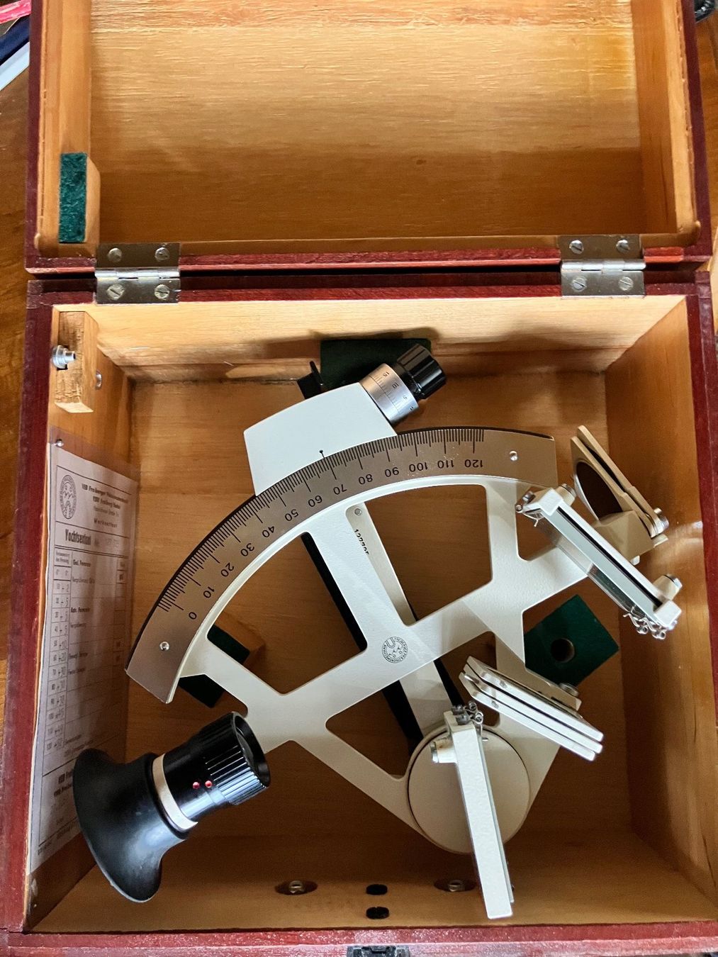 Navigatori: Freiberger Yachtsextant – Usato da Biezwil venduto da Feldlerche 5