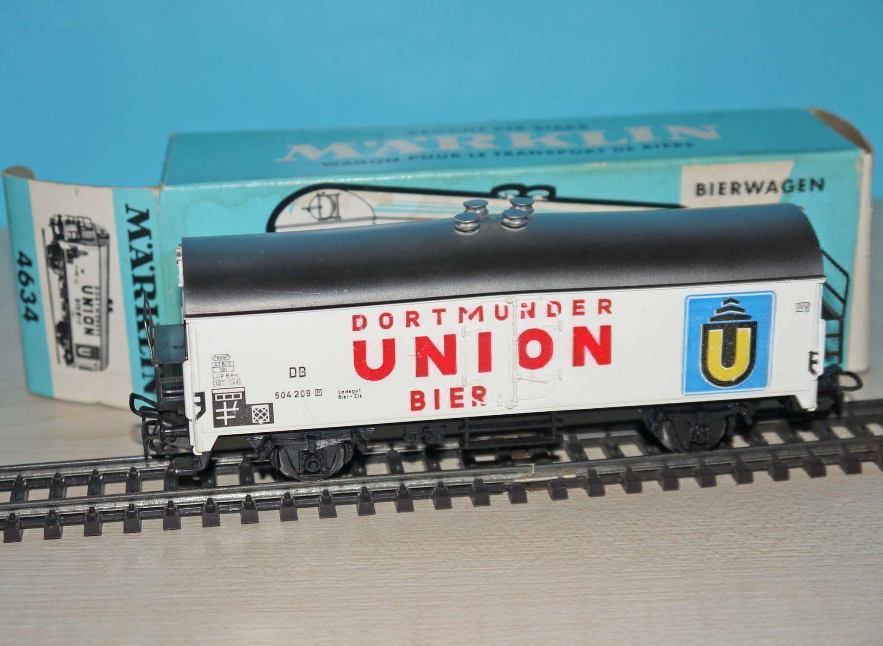 Märklin Modelleisenbahnen: Märklin 4634 Bierwagen Union – Gebraucht aus Riazzino von bertowe