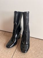 GUESS Lack-Stiefeletten Schwarz