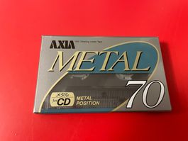 AXIA Metal 70 Type IV seltene Audio-Kassette Originalzustand