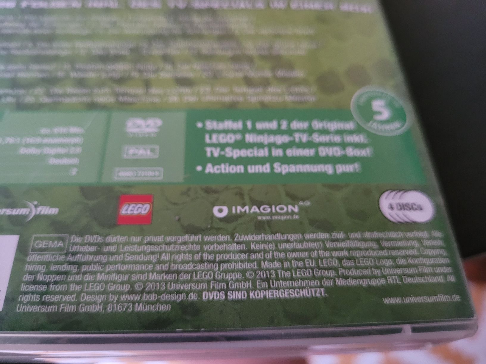 Tutti i DVDs: Lego Ninjago Dvd 1 bis 26 komplettbox – Usato da Basel venduto da dhe_qbg8 4