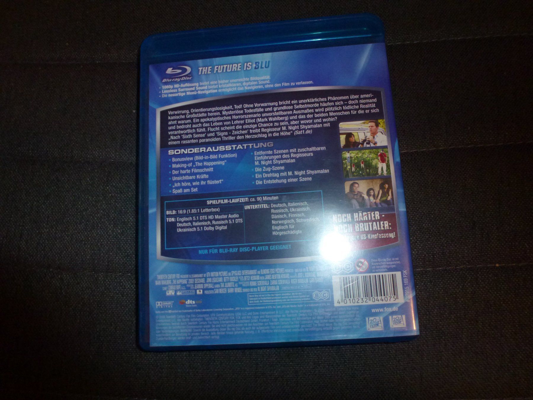 Tutti i DVDs: The Happening (BLU-RAY) – Usato da Olten venduto da Disc-Verkauf 2