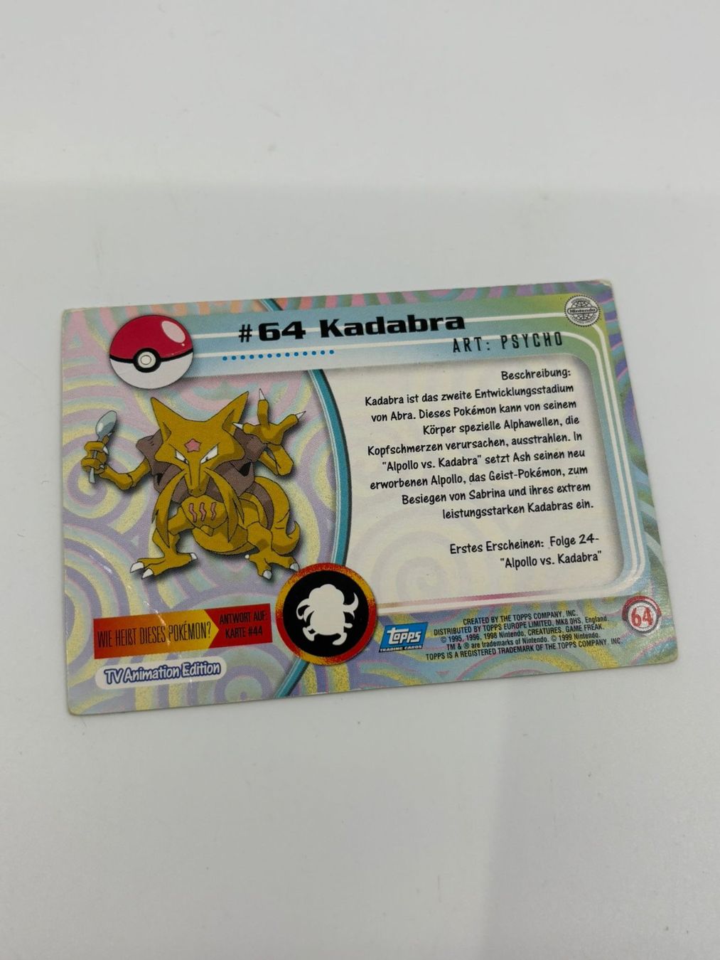 Pokémon Carte collezionabili: Pokemon-Karte #64 Kadabra – Usato da Herisau venduto da Seyashop1 1