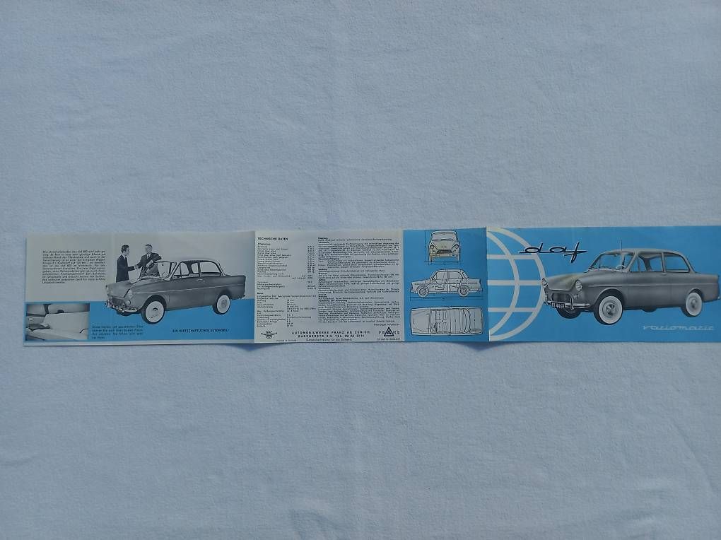 Documenti: DAF 600 Variomatic / Oldtimer Prospekt – Usato da Frauenkappelen venduto da Chruetzhubel 3