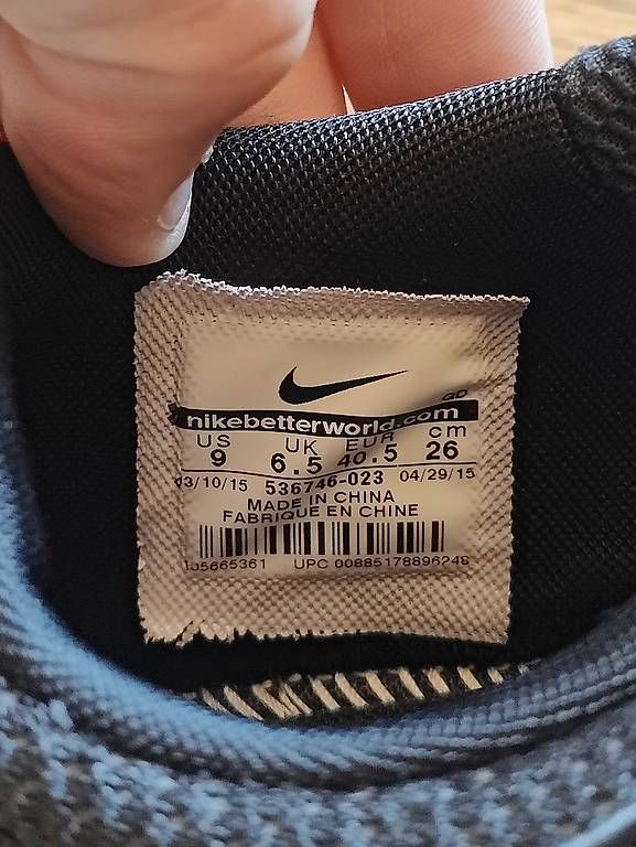 Nike Scarpe da donna: Nike Free Run 2  Baskets running  Noir  Taille EU 40.5 – Usato da Pâquier-Montbarry venduto da joris.blanc 3