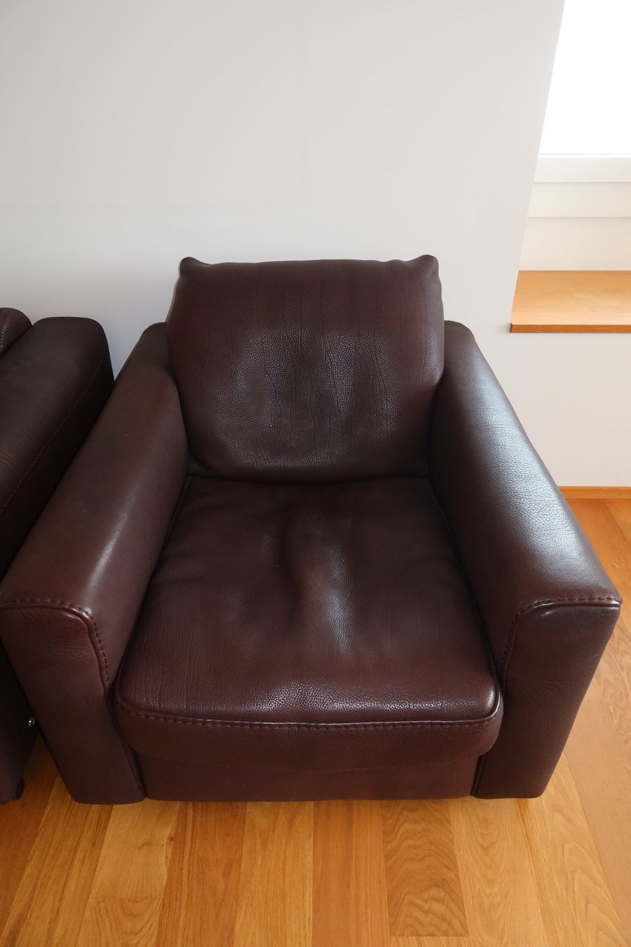 Natuzzi Divani: Natuzzi Echtleder-Sofa-Set: 3-Sitzer-Sofa + Sessel – Usato da Kilchberg ZH venduto da and_y5q6 7