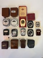 Sammlung Belichtungsmesser Luxmeter Vintage Sekonic GE Metra