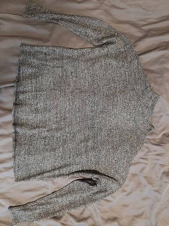 Divided H&M dünner Pulli mit Kragen Grau Gr. XS