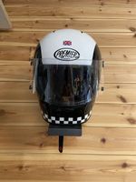 Motorradhelm Premier DCA Carbon schwarz weiss Grösse M