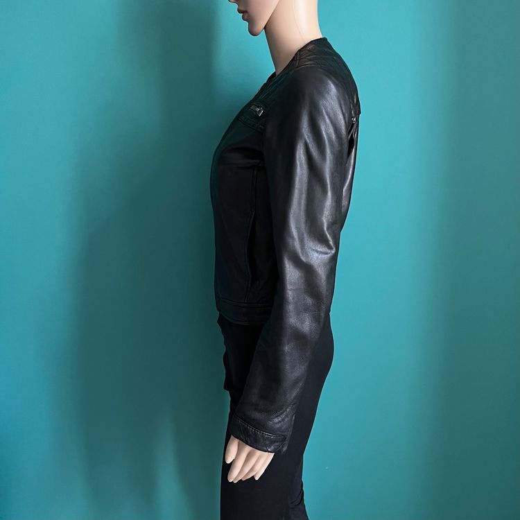 MANGO Lederjacke 🖤 (Gebraucht) in Zürich für CHF 30 – mit - Main Image