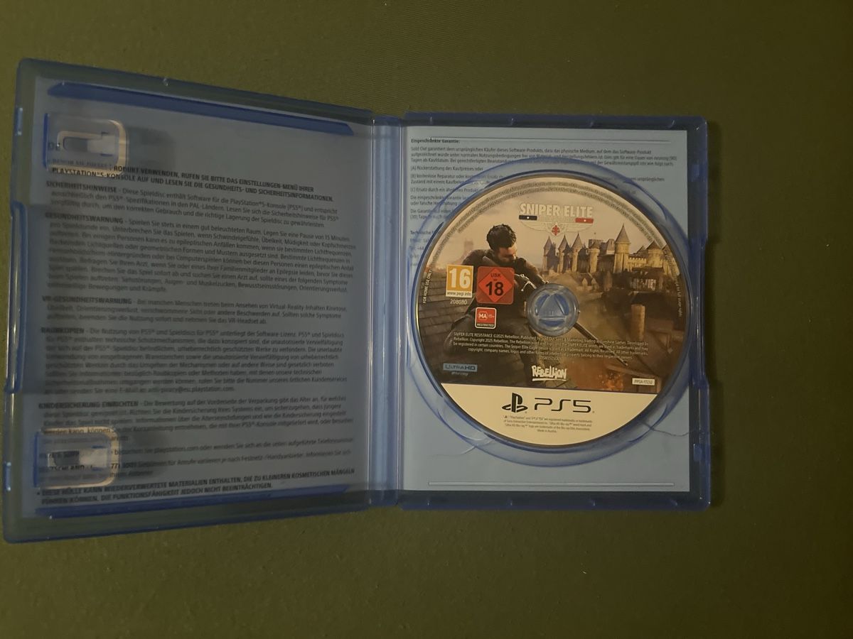Spiele: Sniper Elite Resistance - PS5 [Multilanguage] – Neu (gemäss Beschreibung) aus Marin-Epagnier von Schmutly 1