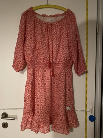 Sommerkleid Gr. MOdd Molly rot gemustert Baumwolle Tunika