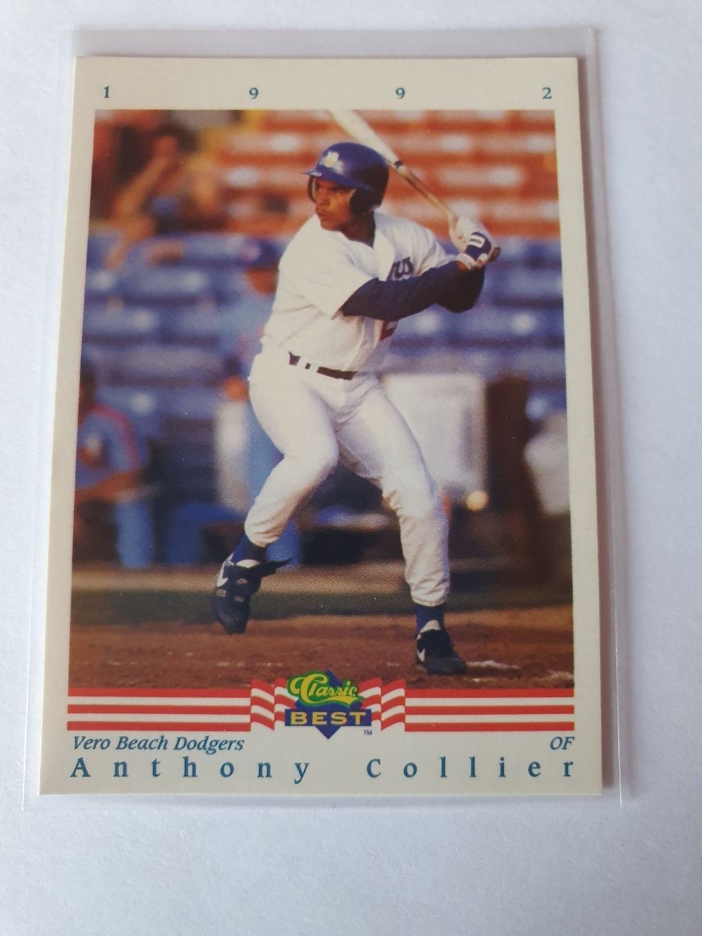 MLB Carte collezionabili: Anthony Collier 1992 MLB Baseball Card – Usato da Oberdorf BL venduto da BaldenEagle