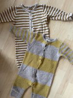 2 Strickoverall, gestreift, Grösse 74/80, TOP Zustand!