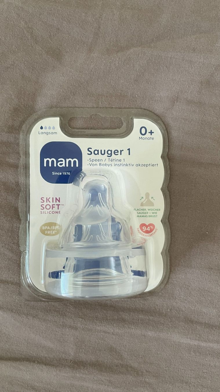 Mam Baby-Mahlzeiten: MAM Sauger Grösse 1 – Neu und originalverpackt aus Kloten von schunksz