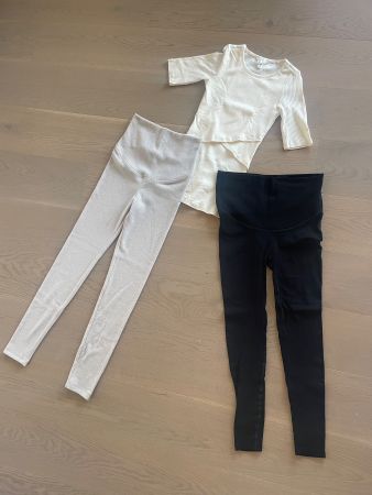 H&M Mama Set XS – T-Shirt & 2 Leggings, neu
