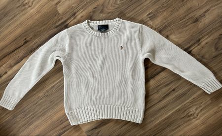 Polo Ralph Lauren Kinder Pullover weiss Grösse 5 Jahre (110)