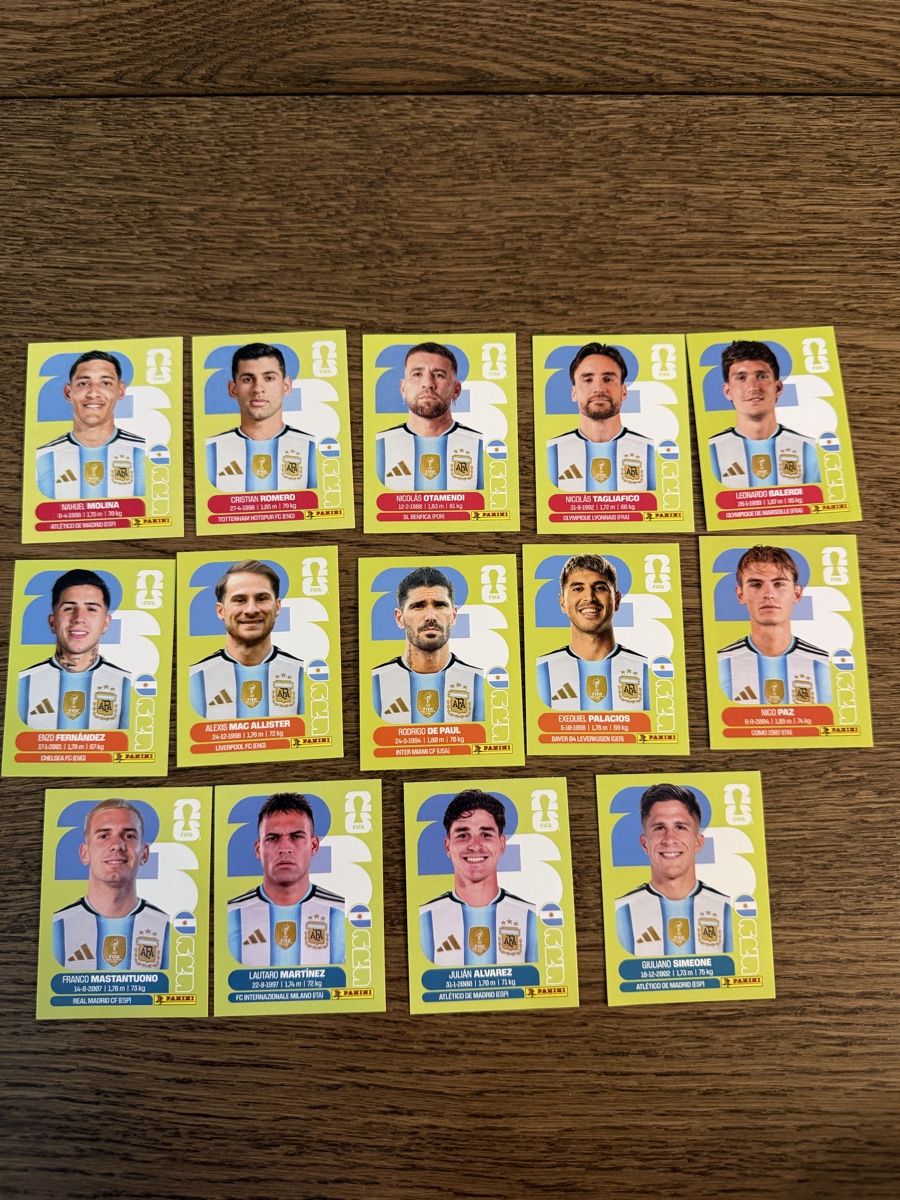 Panini Carte collezionabili: PANINI WM 2026 Bilder Argentinien ARG – Nuovo (secondo la descrizione) da Sennhof Winterthur venduto da bibo11