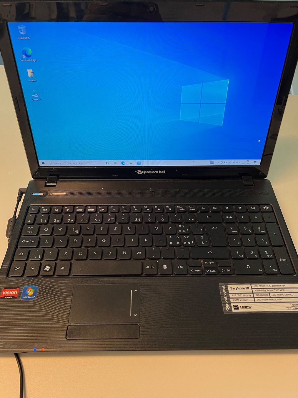 Notebook: Packard bell Notebook – Usato da Stetten venduto da Ble22