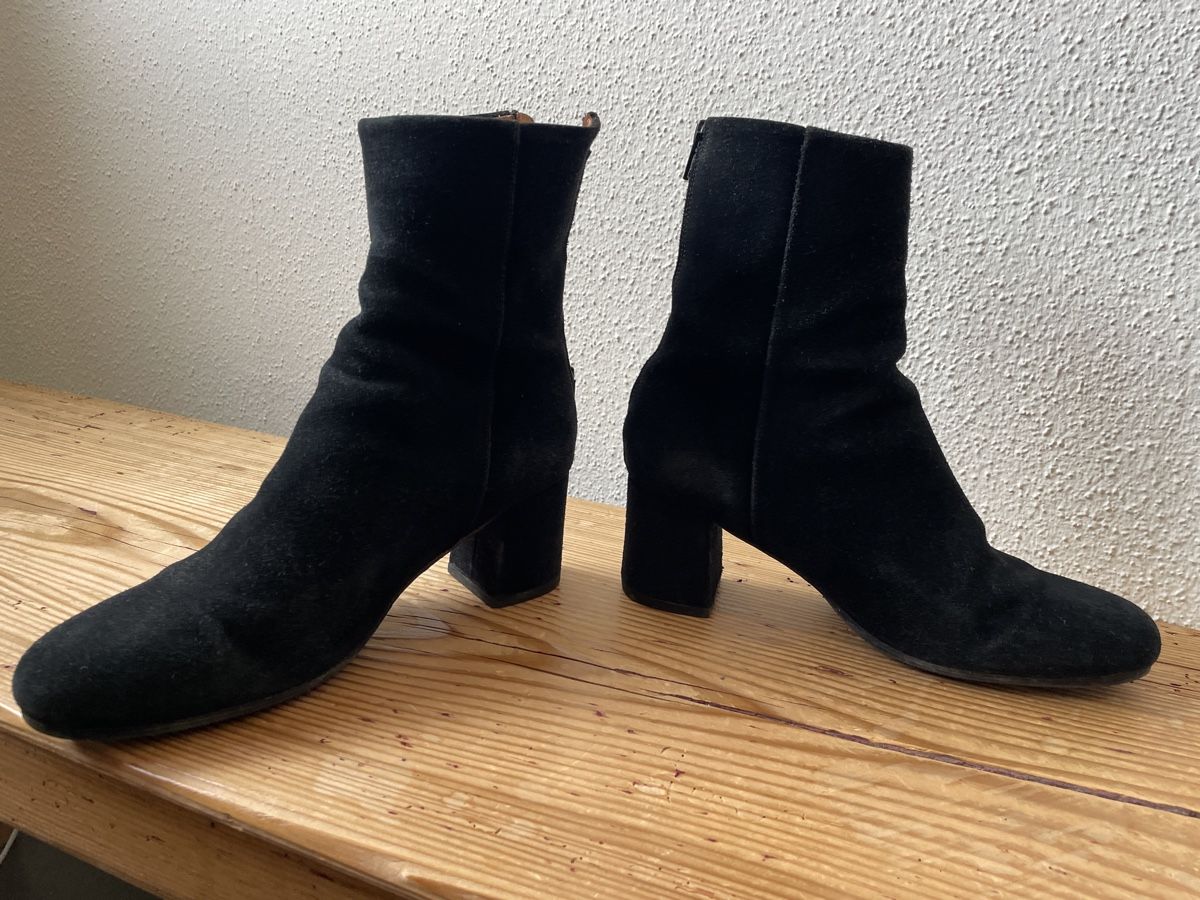 Scarpe da donna: Anthology Paris Wildleder Boots Gr. 38 schwarz – Usato da Zürich venduto da ehupp 8