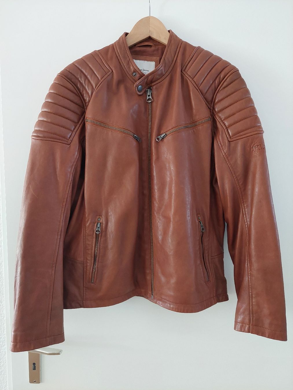 Pepe Jeans Vestes: Pepe Jeans Lamm-Lederjacke Grösse M – Neuf (Voir description) à Frauenfeld par sts123