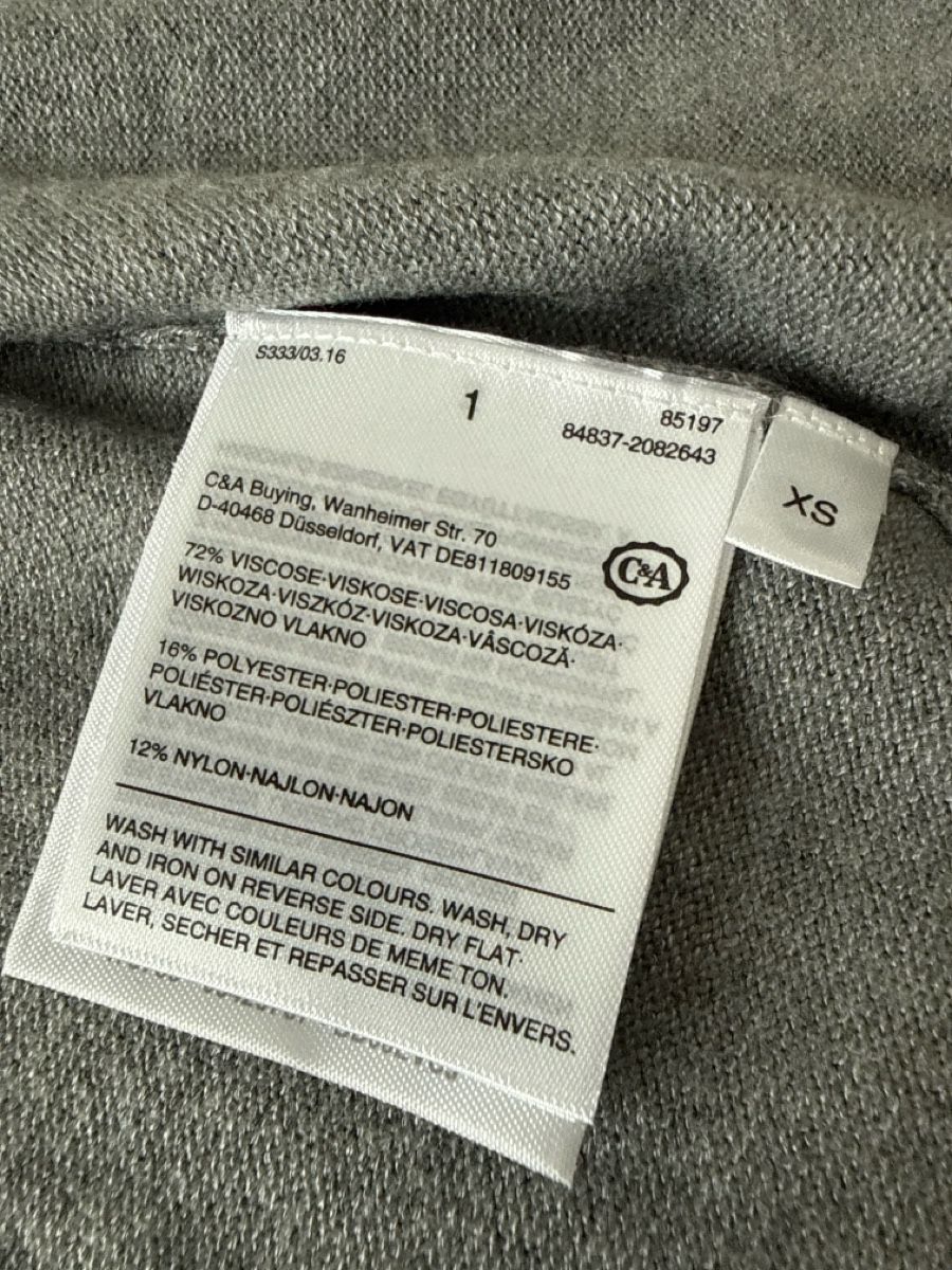 C&A Cappotti: NEUE Strickmantel Gr.XS (S) – Nuovo (secondo la descrizione) da Waltenschwil venduto da lina-04 3