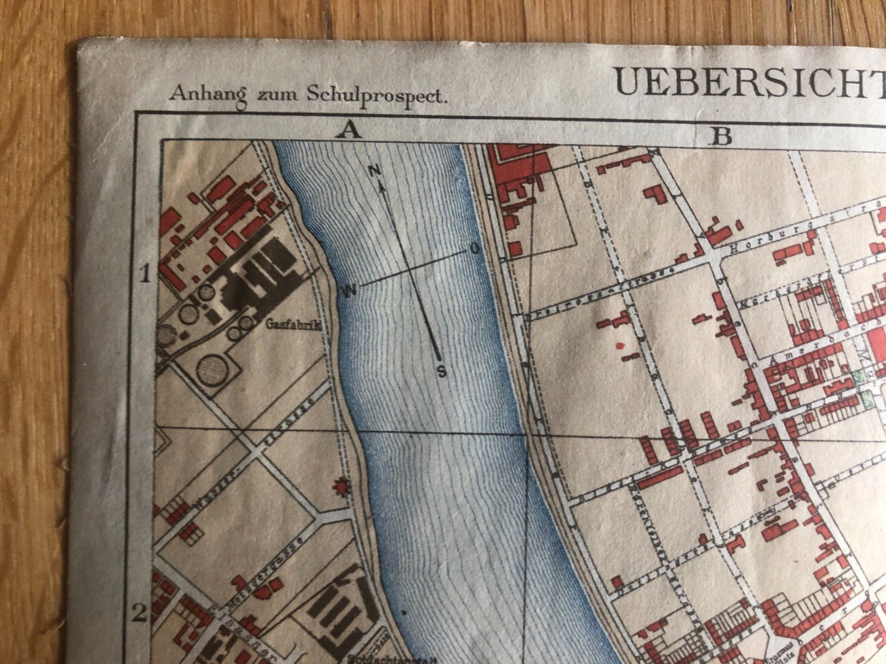 Cartine & Atlanti: Uebersichtsplan der Stadt Basel. 1894 – Usato da Zürich venduto da allp 3