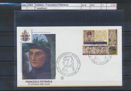 2004 Vatikan, "Francesco Petrarca", FDC
