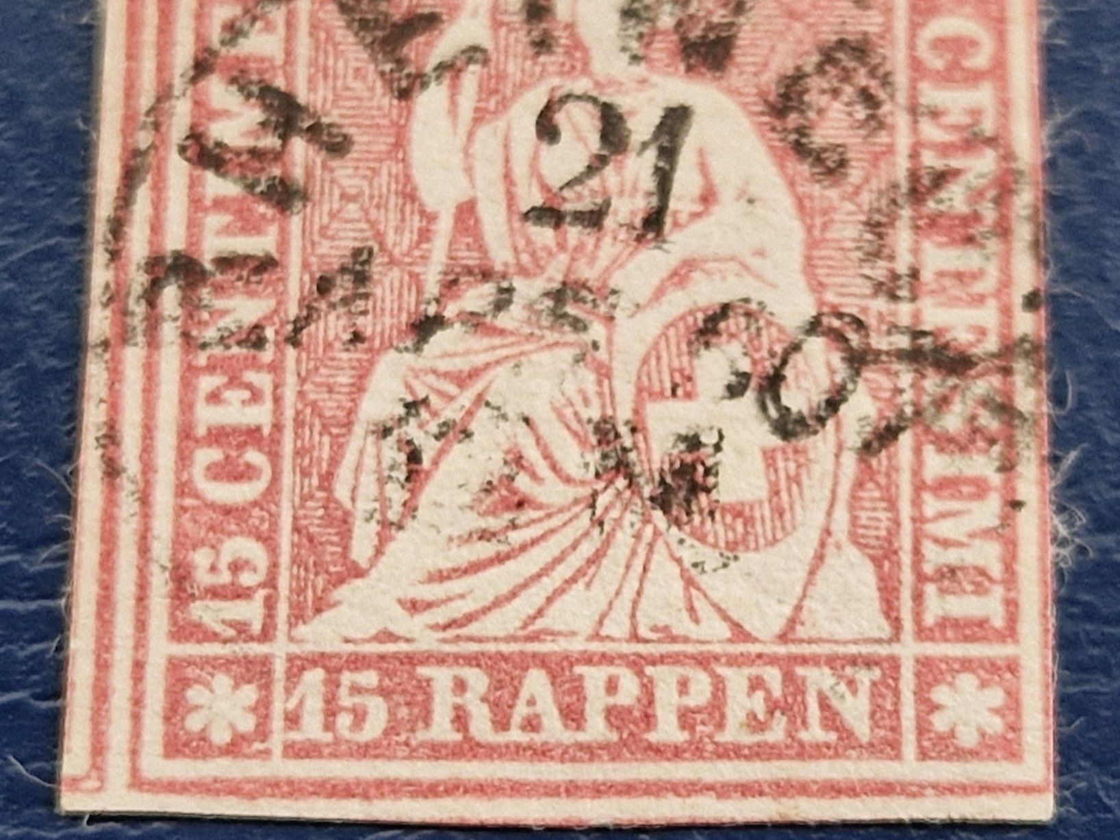 Tutti i francobolli: Strubel 24G, Rheineck, ab 1.- – Usato da Burgdorf venduto da Glossy01 2