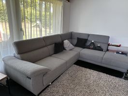 Grey Sectional Sofa Electric Recliner Used