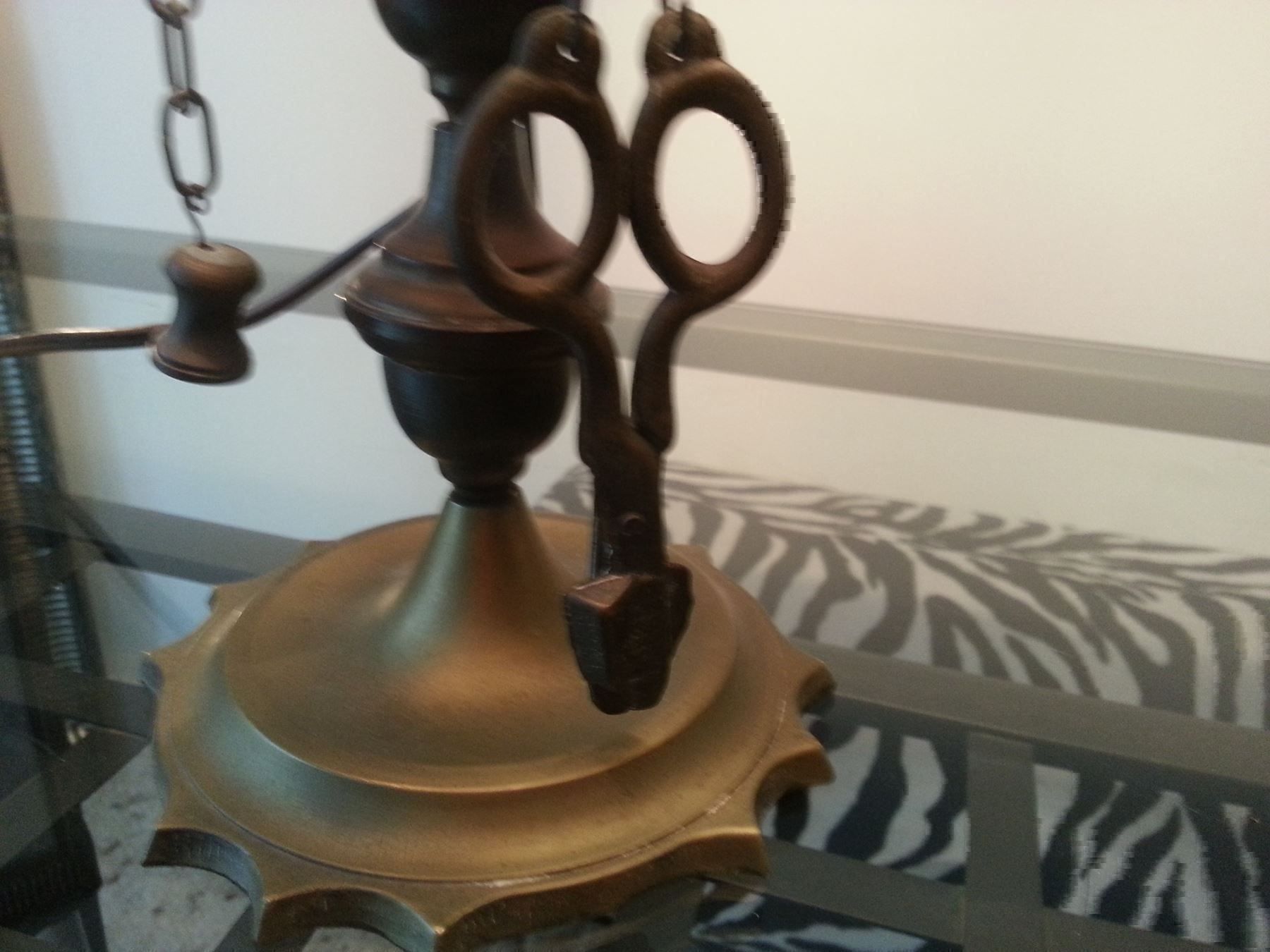Lampade: Napoleon III Lampe, antik – Usato da Thalwil venduto da meinverkauf 4