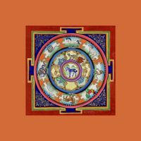 Tibetische Horoskop Mandala Bilder gedruckt