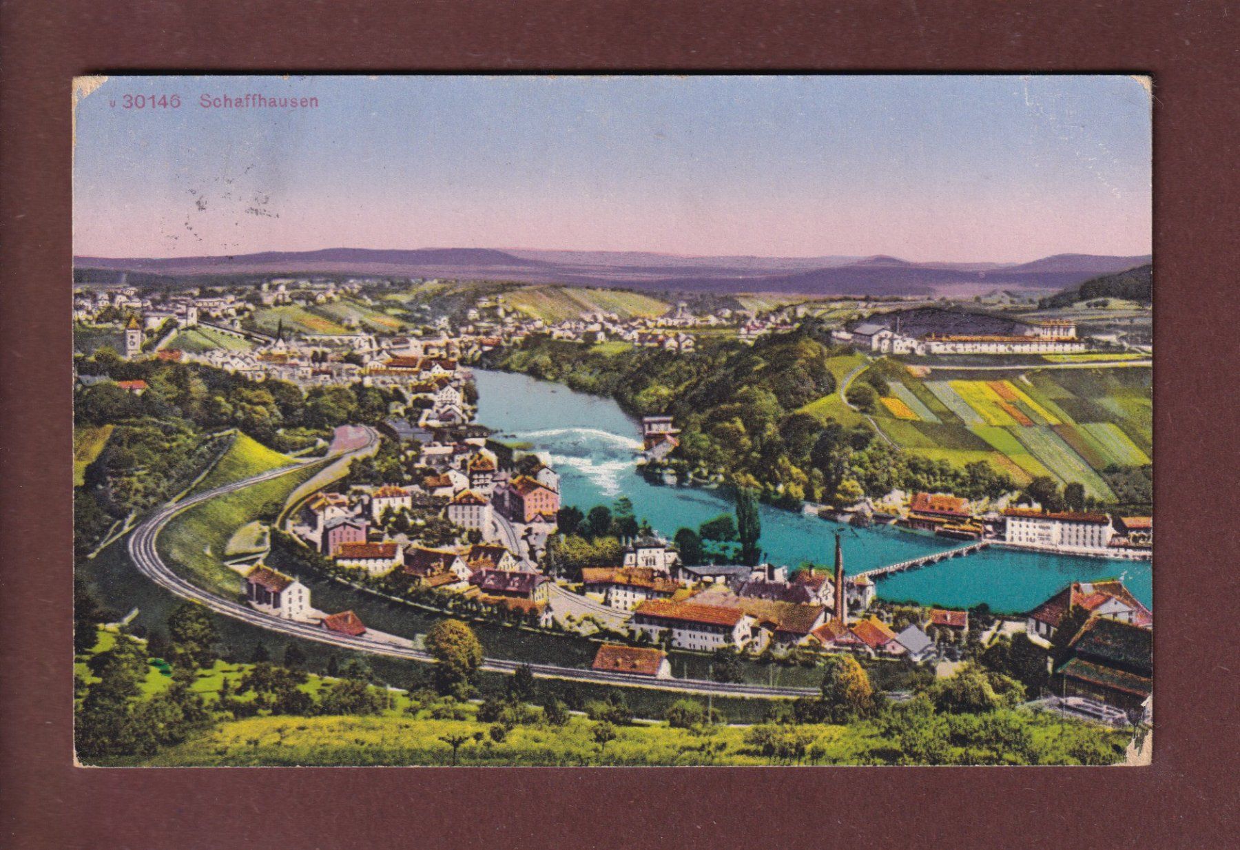 Cartoline postali: SCHAFFHAUSEN - 1926 – Usato da Pully venduto da nicecards